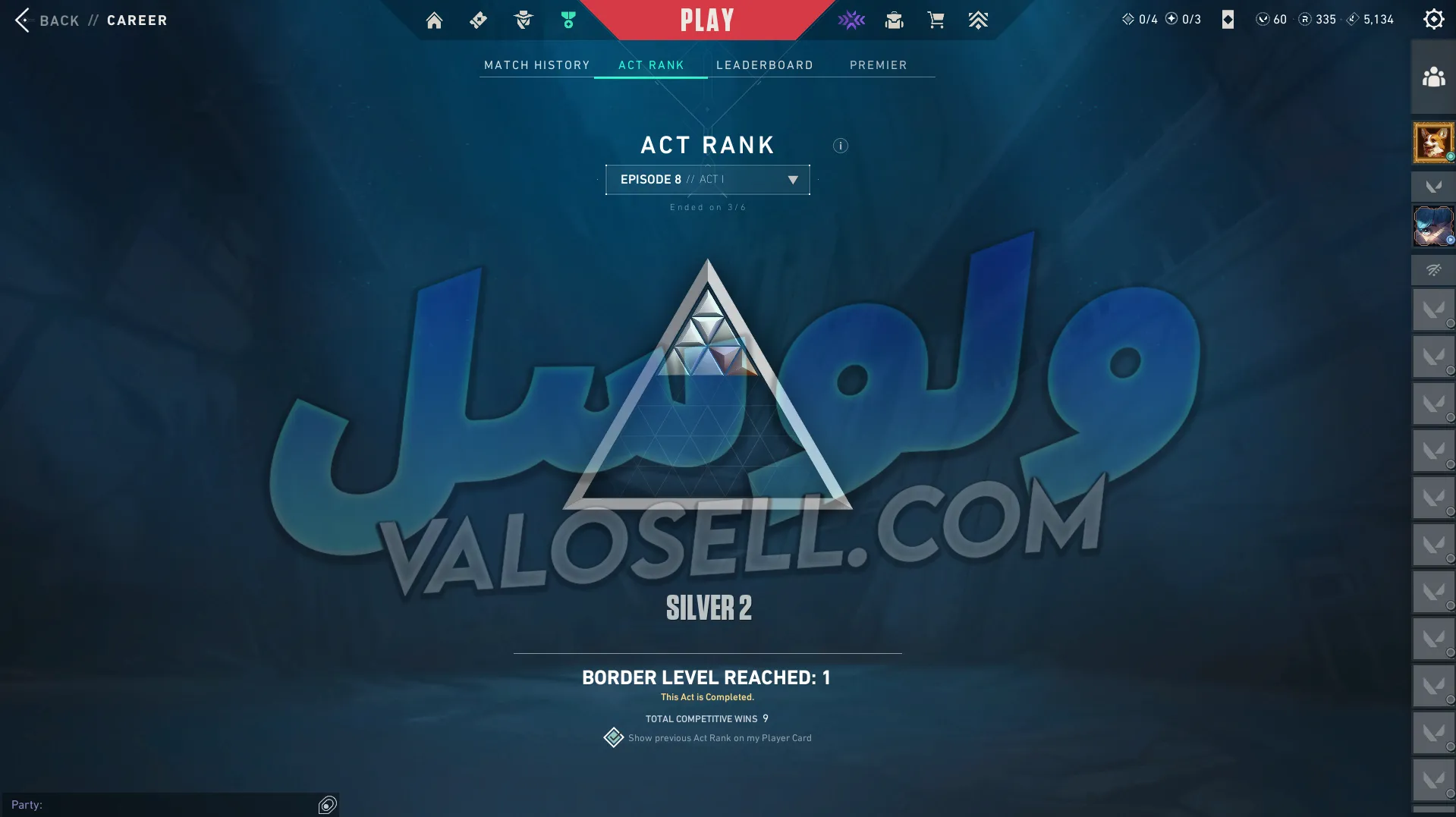 اکانت ولورانت رنک Unranked کد 6289 - Image 4
