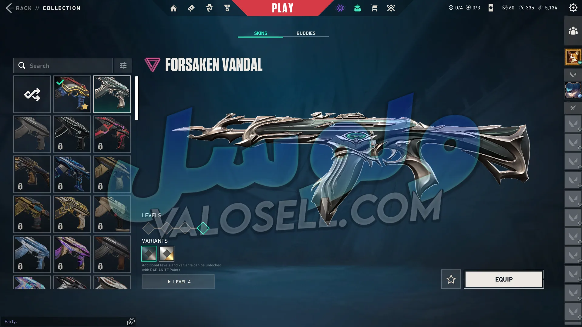 اکانت ولورانت رنک Unranked کد 6289 - Image 2