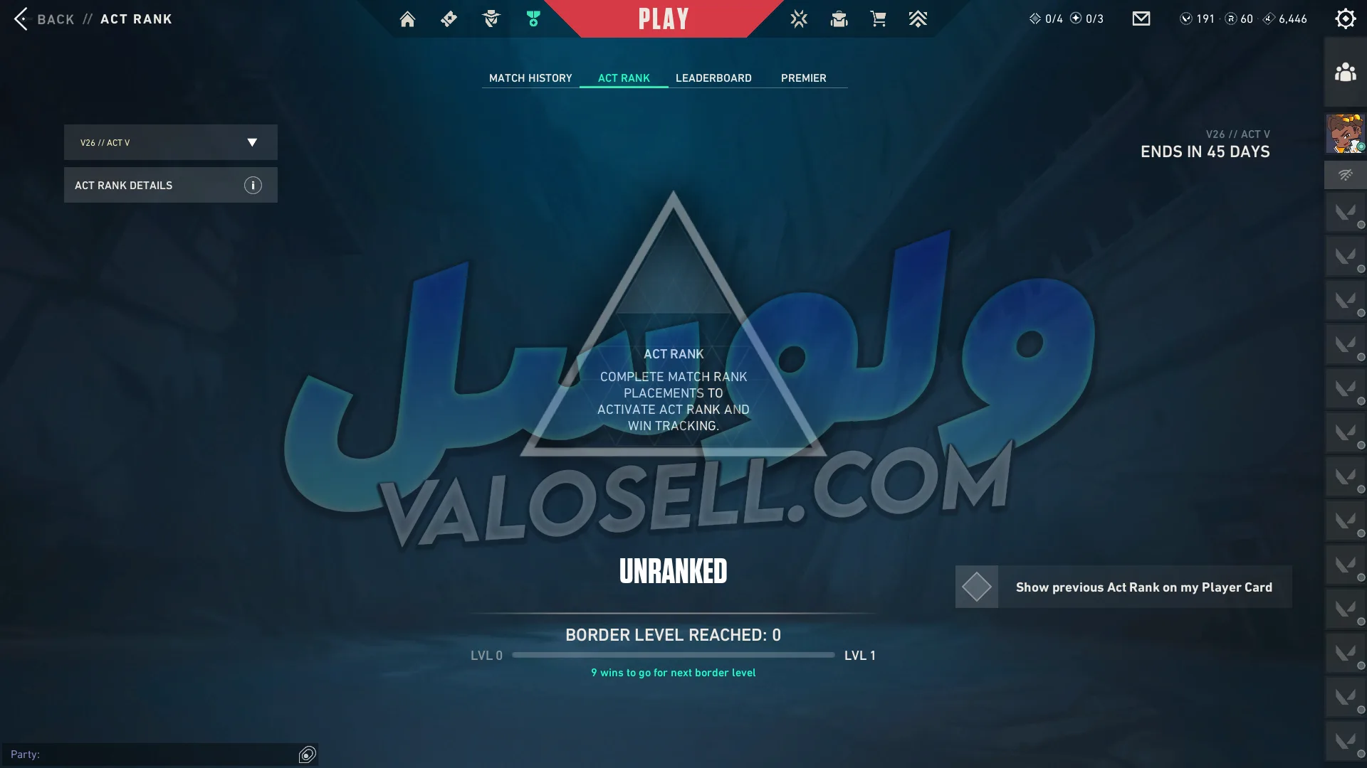 اکانت ولورانت رنک Unranked کد 6452 - Image 2